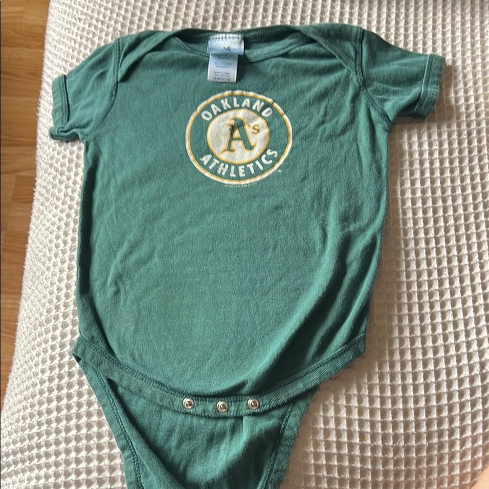 Oakland A’s onesie